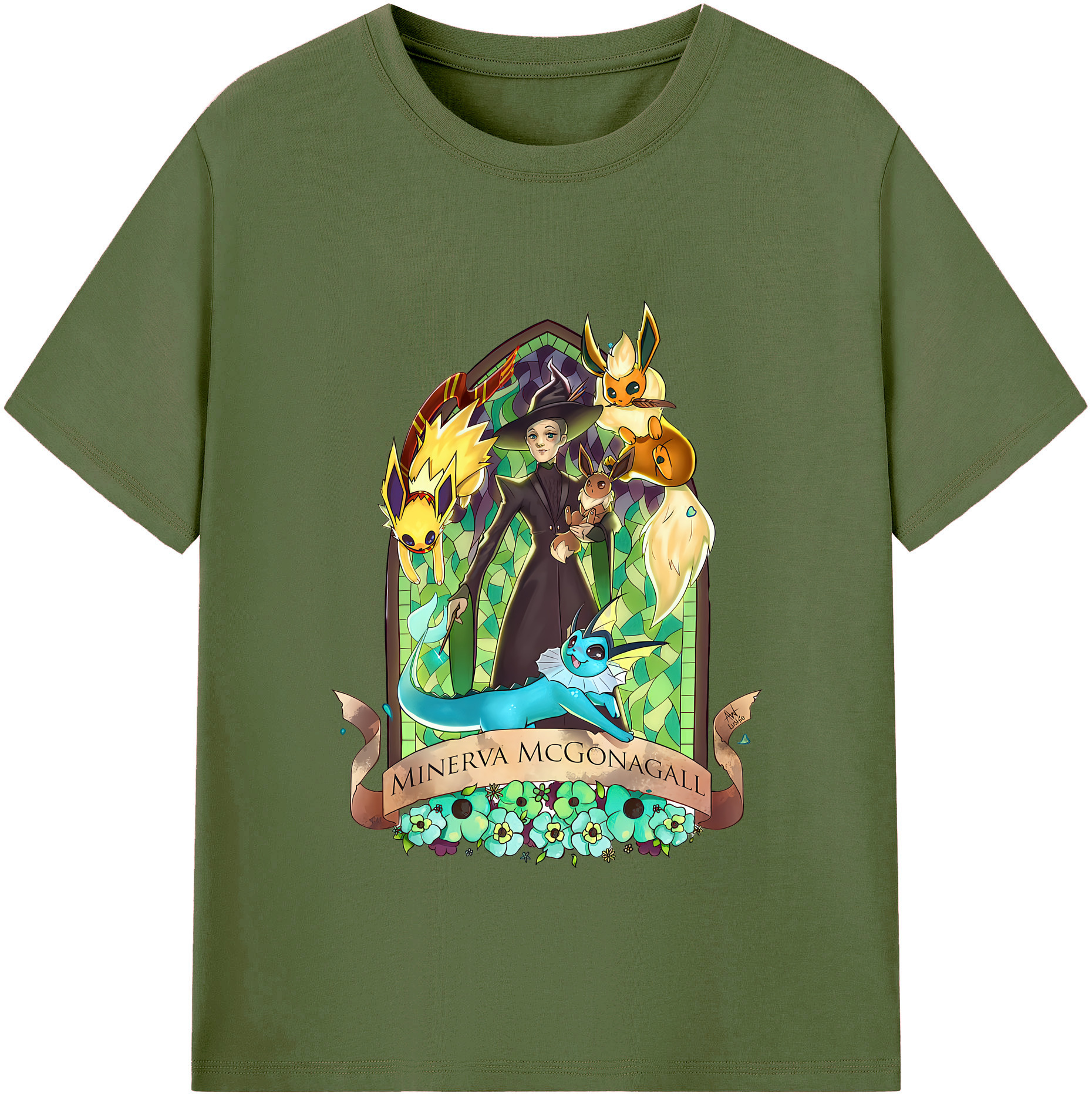 （画像用） Harry Potter ハリー・ポッターシリーズ 綿100％半袖Tシャツ（フロントプリント）